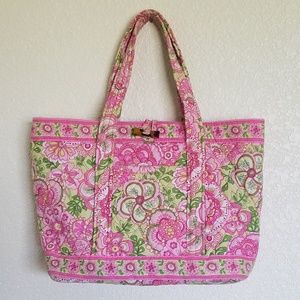 VERA BRADLEY Tote Retired Petal Pink Pattern
